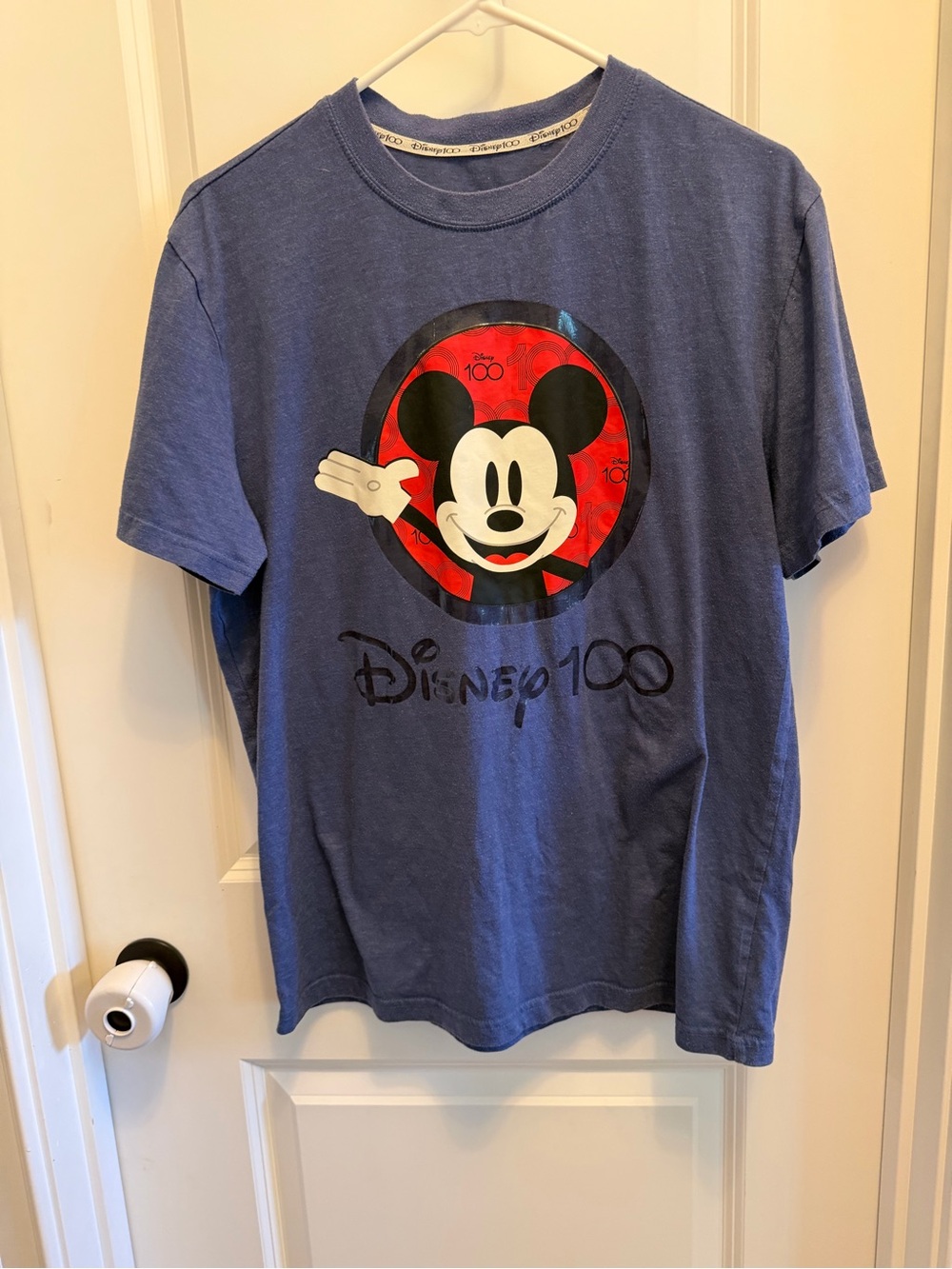 Disney 100th Anniversary Mickey Mouse Small S Two-Sided T-Shirt